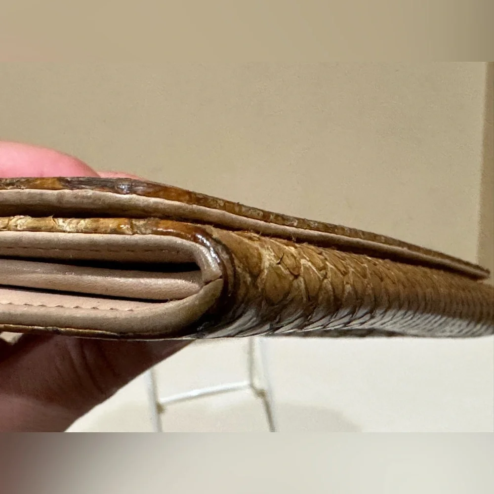 Prada Gold Python Long Wallet - Picture 4 of 15